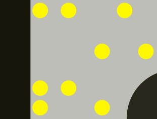 Vergrößerte Darstellung der Yellow Dots