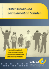 Umschlag der Broschüre Schulsozialdatenschutz