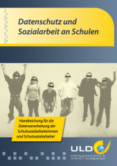 Umschlag der Broschüre Schulsozialdatenschutz