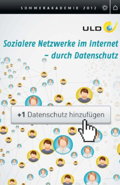 Sozialere Netzwerke im Internet − durch Datenschutz Sozialere Netzwerke im Internet − durch Datenschutz